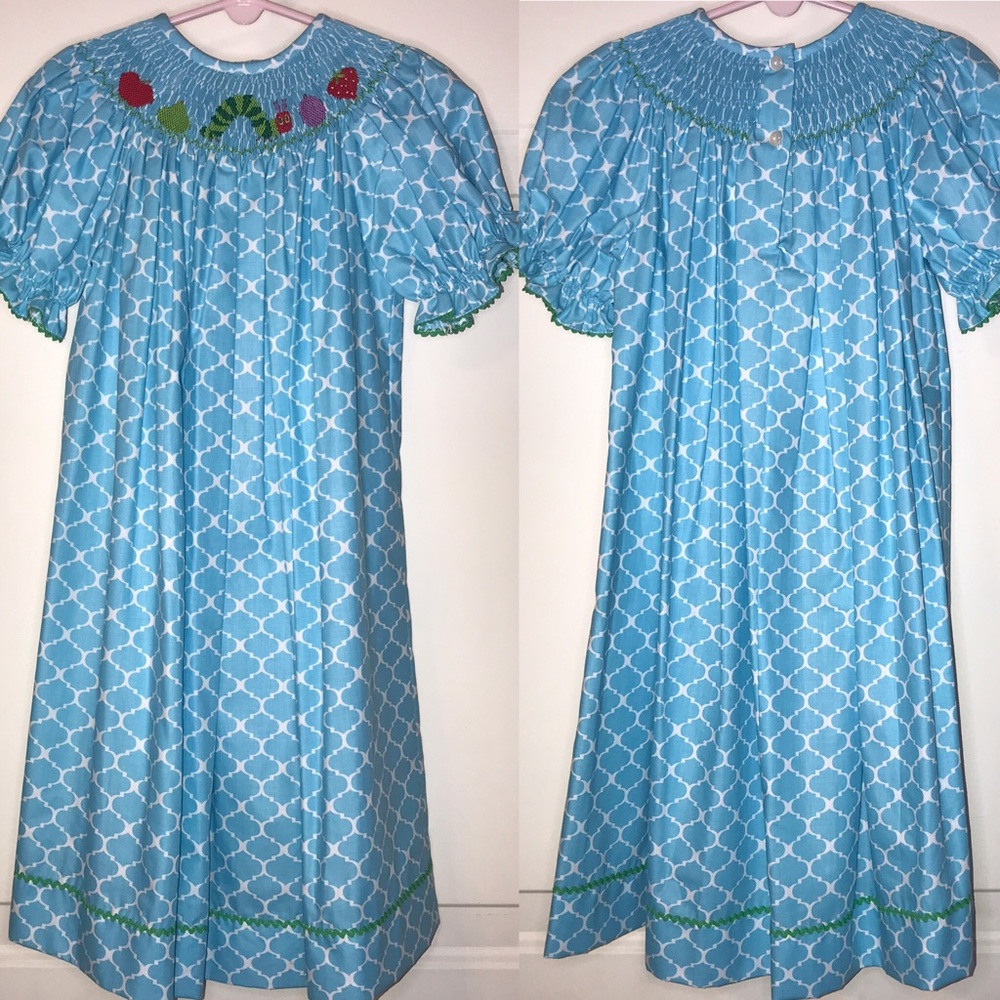 The Very Hungry Caterpillar Long Smocked Dress